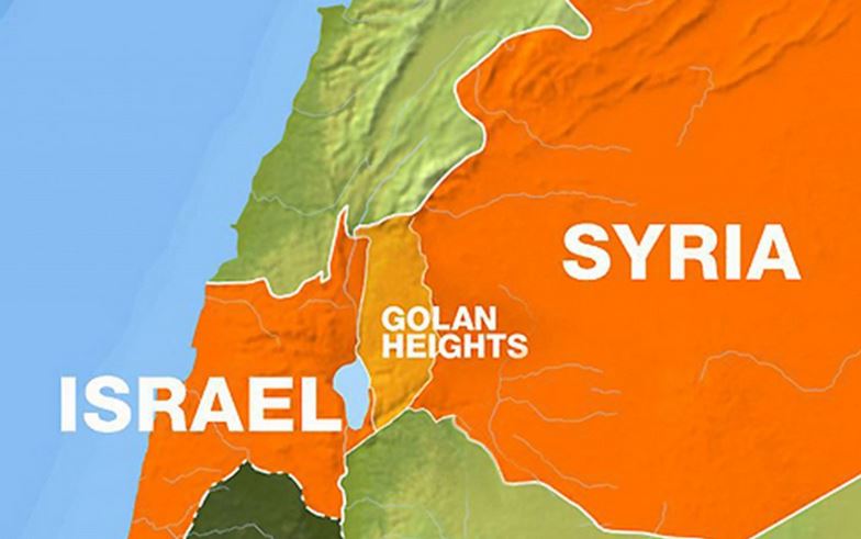 Israel-Syria-map